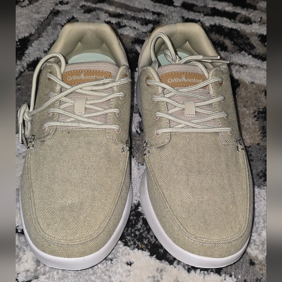 OrthoComfoot Men's Orthopedic Walking Shoes with Arch Support: Size 43 (US 9.5) - Picture 11 of 13